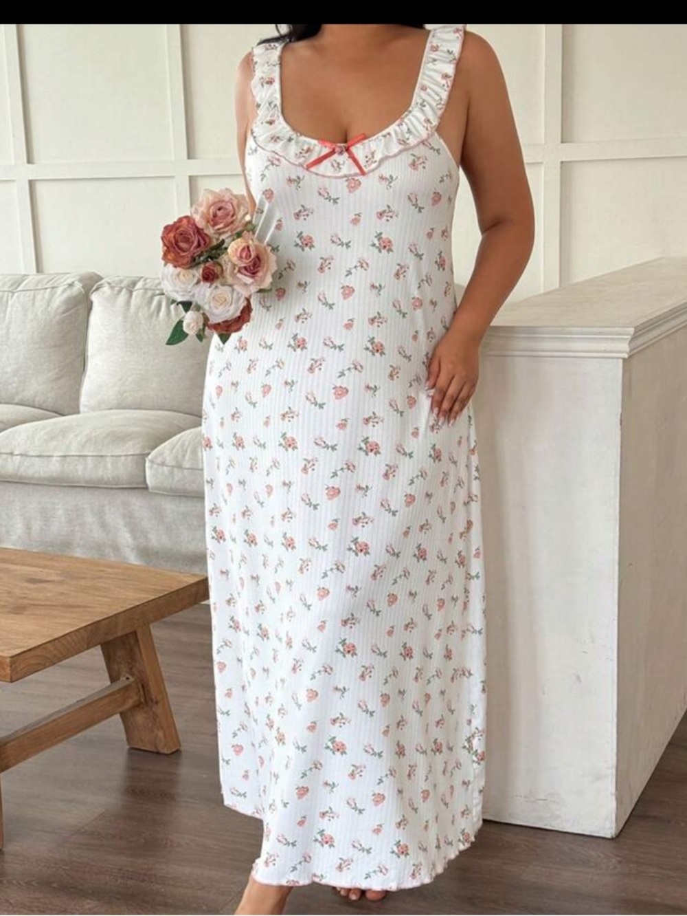 Floral nightgown